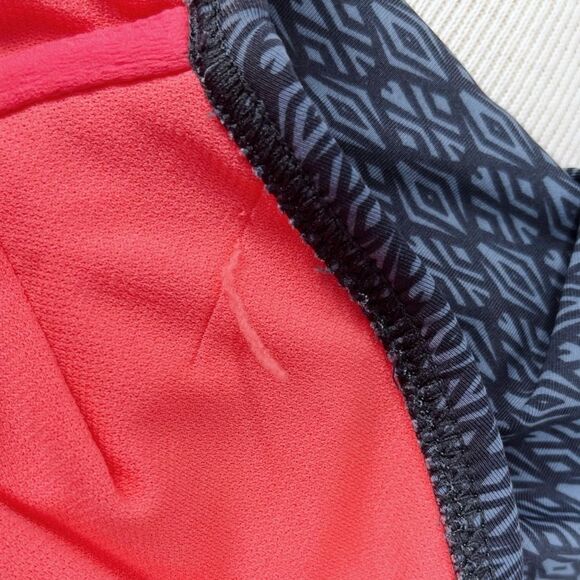 Title Nine Tankini Swimsuit sz 34C top & M bottom * Bodacious Swim Gray Floral - Picture 10 of 11